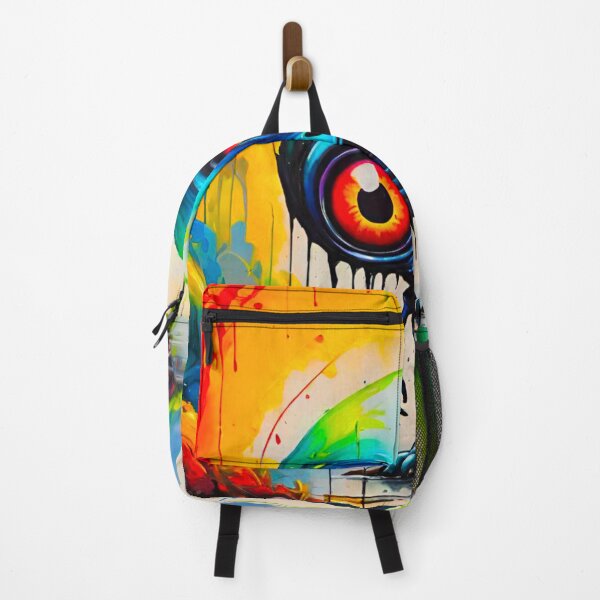 Item preview, Multicolored Cute Alien with Big Eyes designed and sold by GrizzlyCollective.