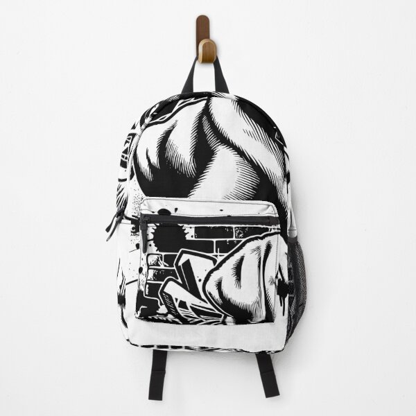 Item preview, Street Art Black and White Golden Retriever designed and sold by InsanseCreation.