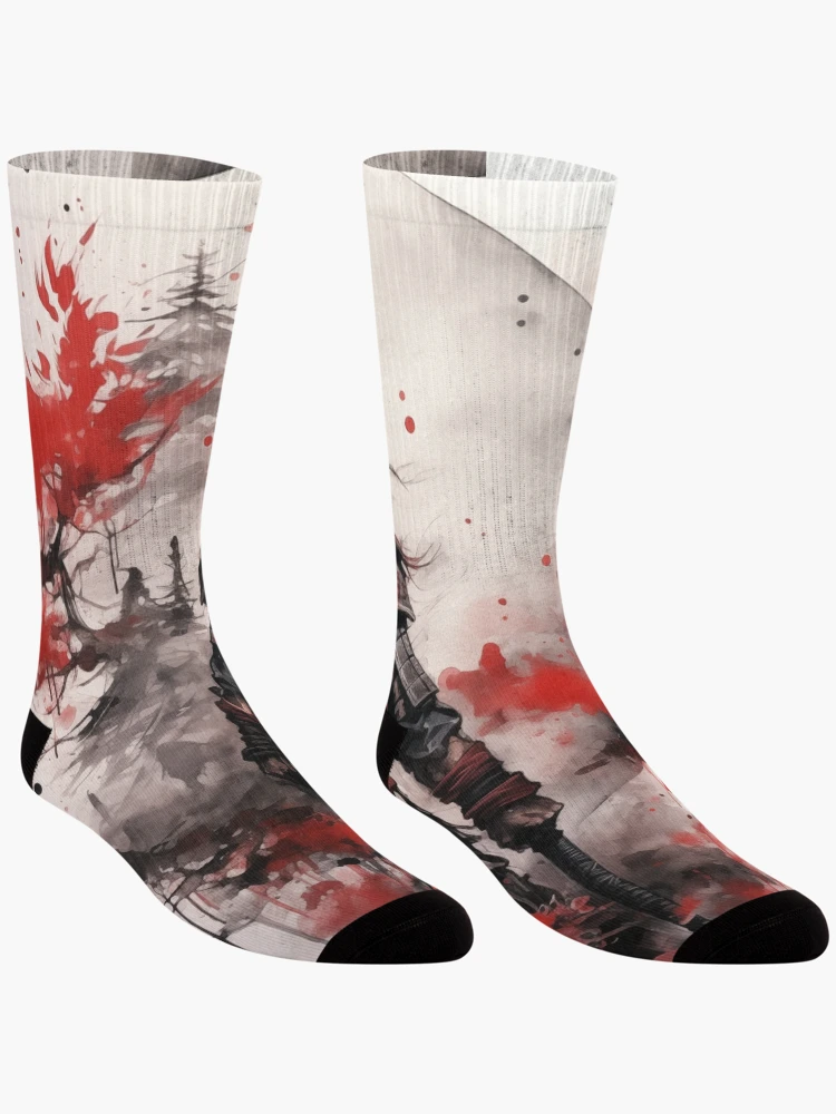 Thumbnail 3 of 5, Socks, Samurai designed and sold by Rtymer.