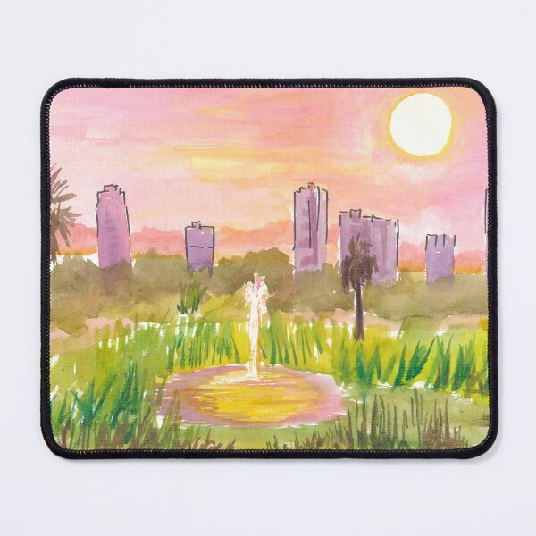 Item preview, St Petersburg Florida Skyline with Fountain designed and sold by artshop77.