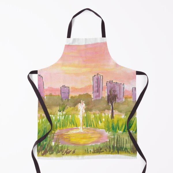 Item preview, St Petersburg Florida Skyline with Fountain designed and sold by artshop77.