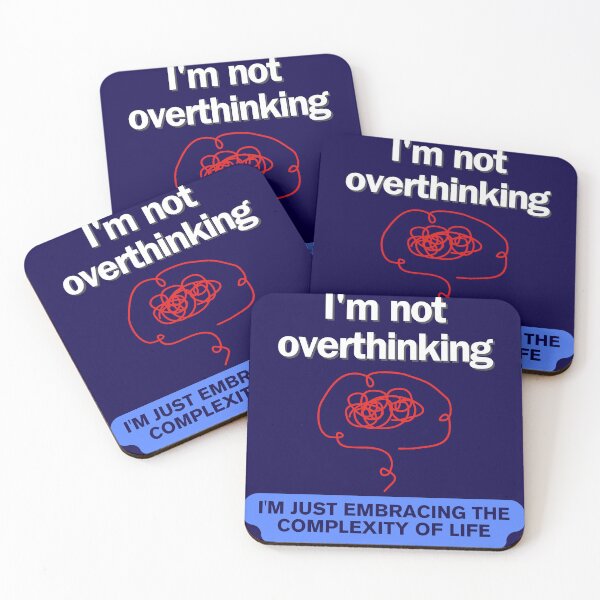 Item preview, I,m not overthinking designed and sold by Rathnau.