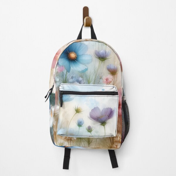 Item preview, Watercolor-inspired wildflowers in a soft and dreamy style designed and sold by BlackCatspet1.