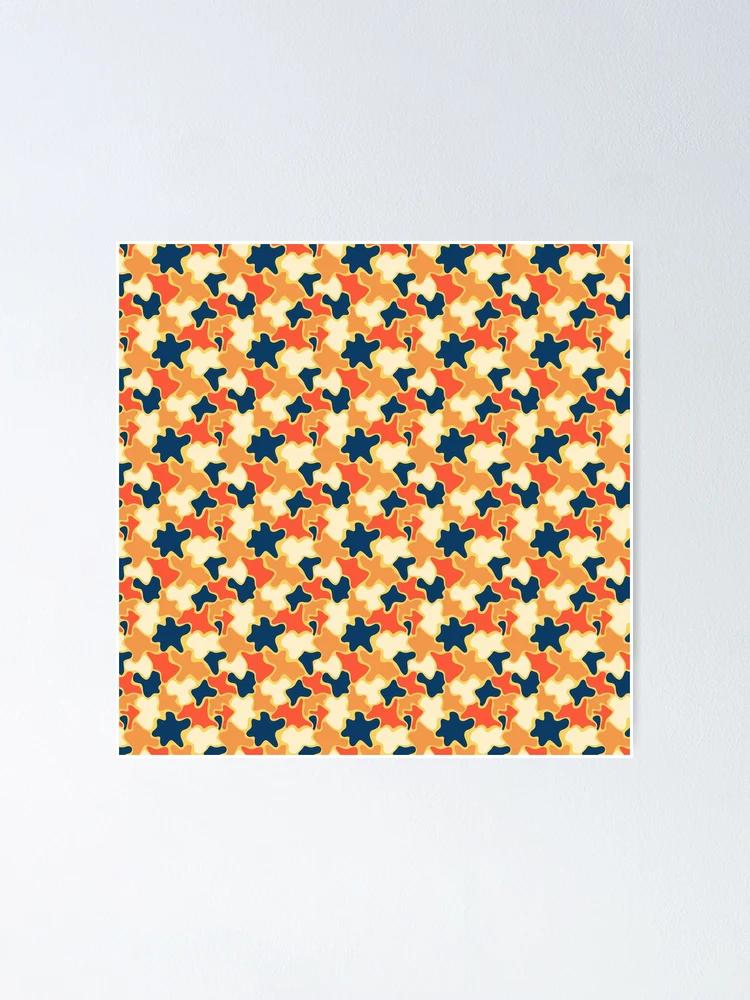 Thumbnail 1 of 3, Poster, Multi-Colored Blobs Pattern designed and sold by PatternsPalette.