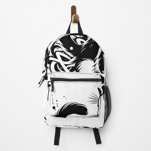Item preview, Street Art Black and White Cat designed and sold by InsanseCreation.