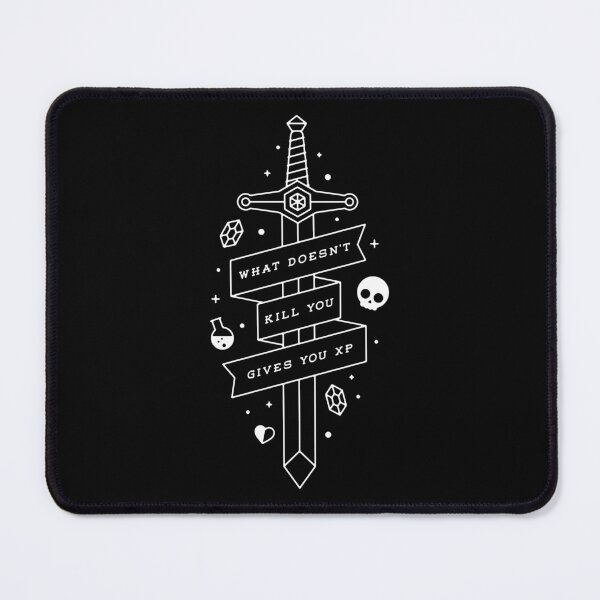Item preview, What Doesn't Kill You Gives You XP designed and sold by thedesigngarden.