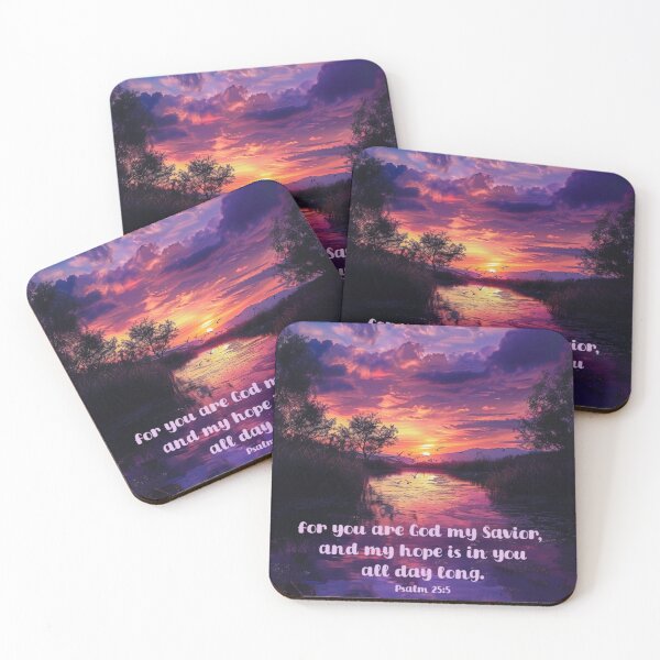 Item preview, Summer Sunset My Hope Is In You Psalm 25:5  designed and sold by Olivercat2018.
