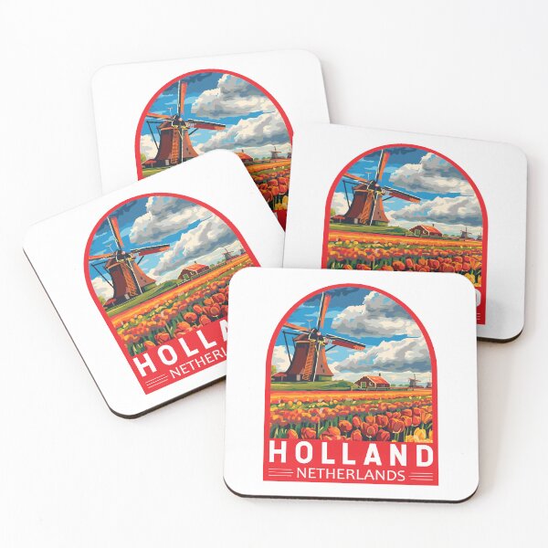 Item preview, Holland Netherlands Travel Art Emblem designed and sold by KrisSidDesigns.