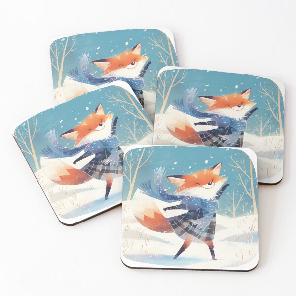Item preview, Fox dancing in the forest designed and sold by JoyfulNat.