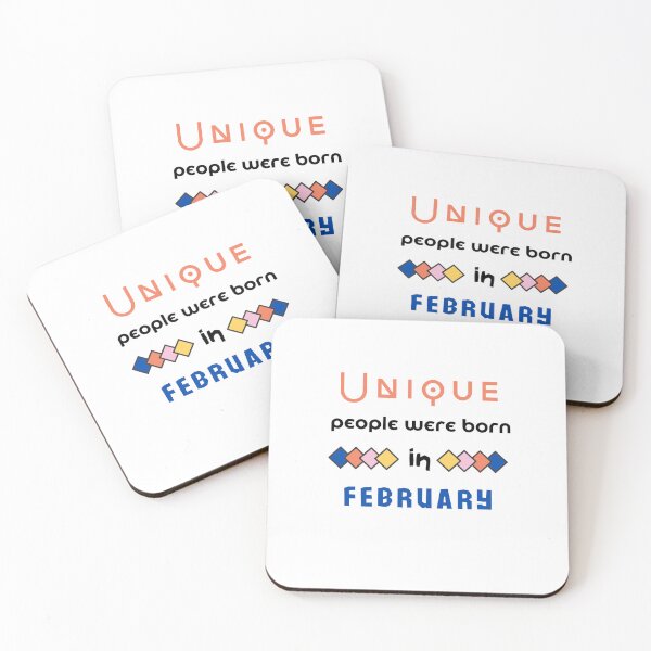 Item preview, Unique people were born in february designed and sold by Wildwind-style.