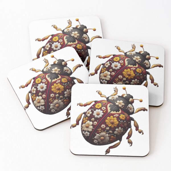 Item preview, Ethnic Warrior Ladybug - Unique Native-Inspired Artwork designed and sold by MiszungART.
