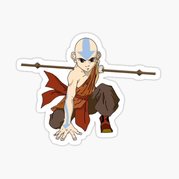 Vista previa del artículo con la obra «Avatar ATLA-Aang», diseñado y vendido por MJdesignz.