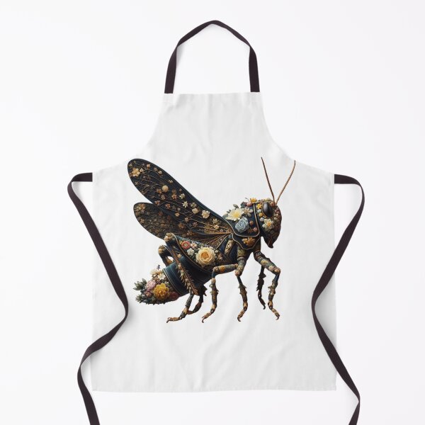 Item preview, Enchanted Garden Grasshopper - Floral Artistry Insect Design designed and sold by MiszungART.