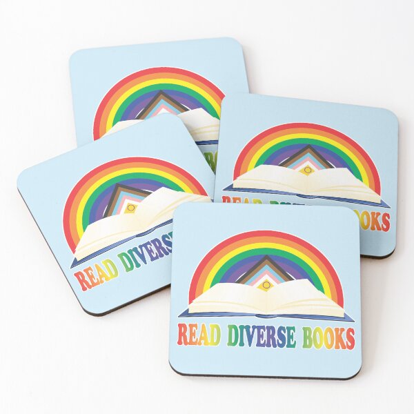 Item preview, Read Diverse Books Inclusive Rainbow designed and sold by LibraryFriends.