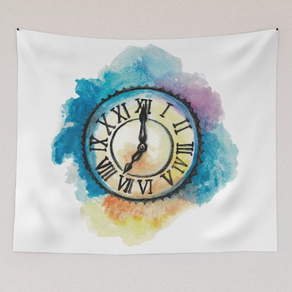 Item preview, Rainbow clock designed and sold by AnnRu-art.