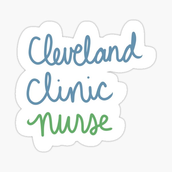 Item preview, cleveland clinic nurse designed and sold by SirOrangeBoy.