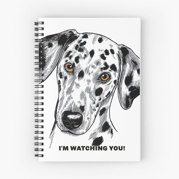 Item preview, Dalmatian dog (I'm watching you!) designed and sold by PurpleAnt.
