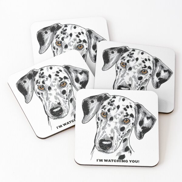 Item preview, Dalmatian dog (I'm watching you!) designed and sold by PurpleAnt.