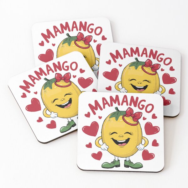 Item preview, Mamango Cute Mango Character designed and sold by Quirky Shirts.