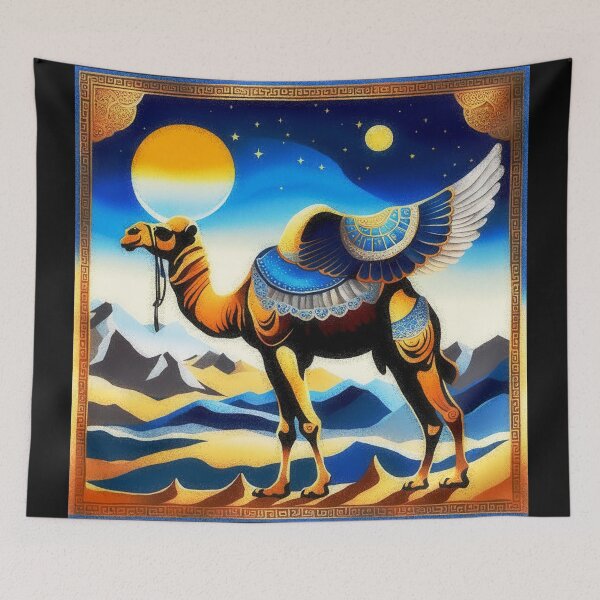Item preview, Winged Magical Camel v2 designed and sold by Helios Be. Lavsh.