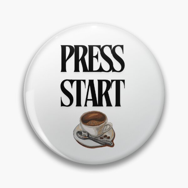 Item preview, Best selling - Press start (Coffee) T-shirt designed and sold by Smart-designer.