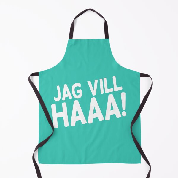 Item preview, Ja vill haaa! (vit text) designed and sold by knappidesign.