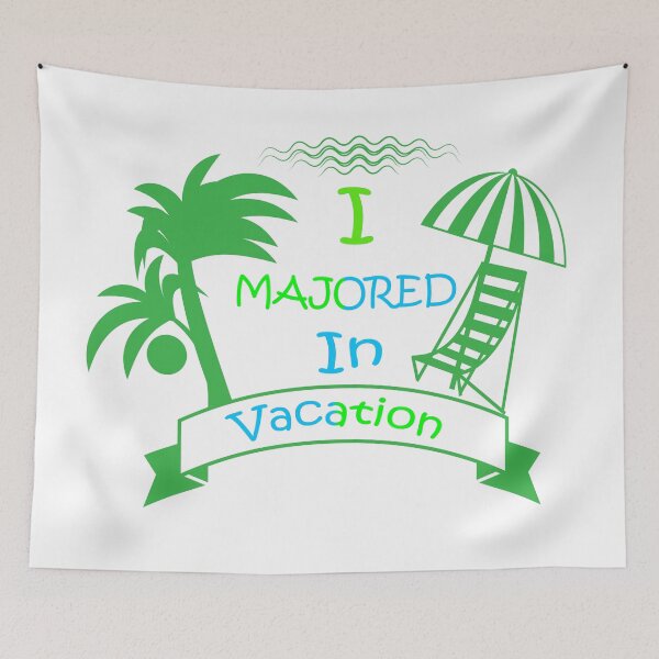 Item preview, i majored in vacation designed and sold by BENBHicham.