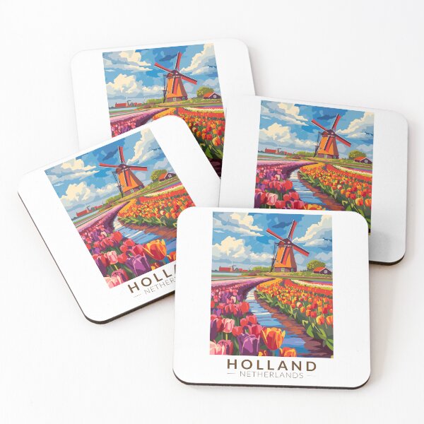 Item preview, Holland Travel Art Vintage designed and sold by KrisSidDesigns.