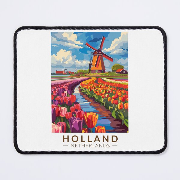 Item preview, Holland Travel Art Vintage designed and sold by KrisSidDesigns.