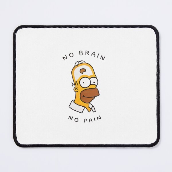 Item preview, No Brain No Pain designed and sold by Sticker Store.