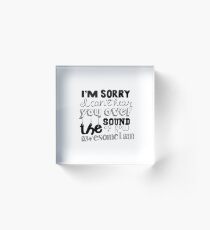 Awesome Acrylic Block