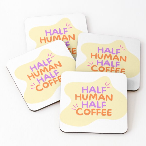 Item preview, Half Human, Half Coffee designed and sold by PrintEveryday.