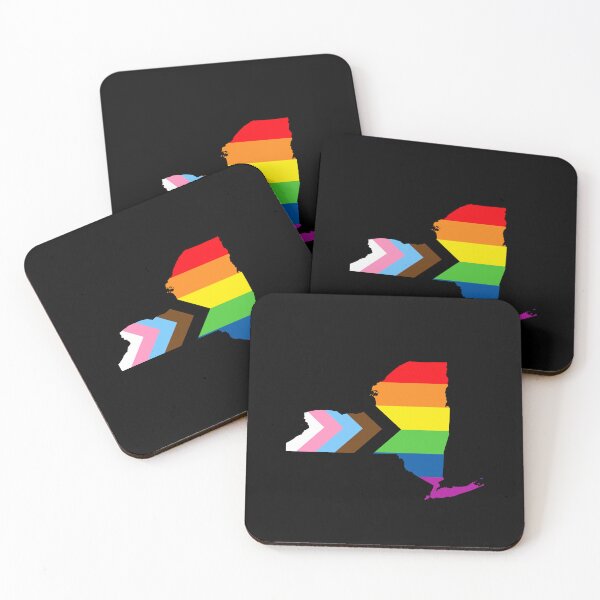 Item preview, New York Progress Pride Flag - LGBTQ Rainbow Flag designed and sold by shaggylocks.
