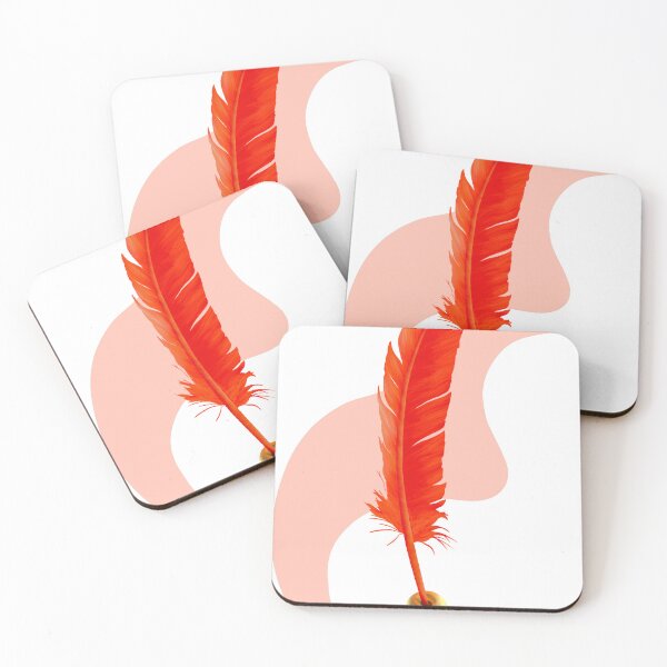 Item preview, Red Quill with White Background designed and sold by Shieldheart-Art.