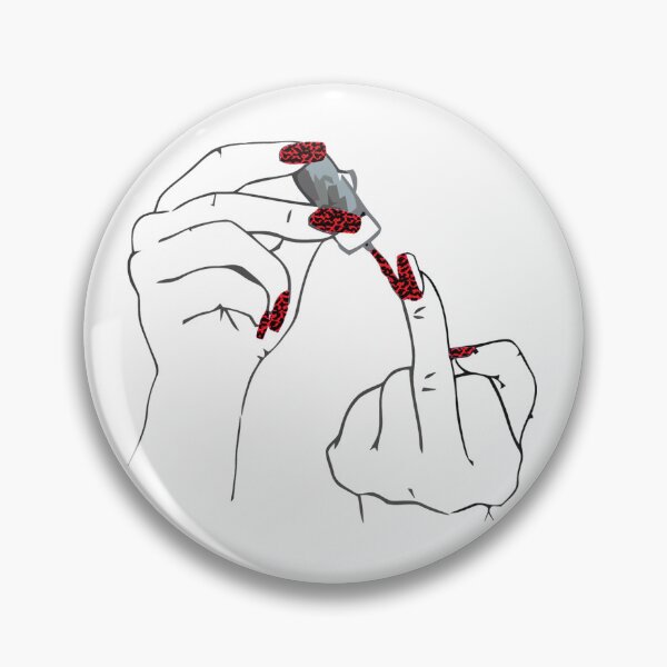 Item preview, Female Middle Finger | Nail Polish Emoji designed and sold by ARTizan-kafasi.