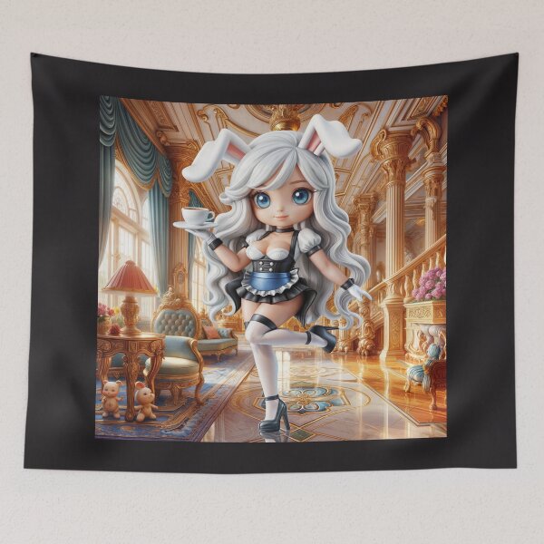 Item preview, Furry Maids Chibi White Rabbit Charlotte designed and sold by CHIBI_POPZ.