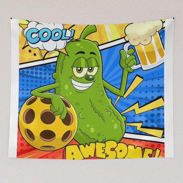 Item preview, Funny pickleball player Comics  designed and sold by CyberArtistOne.