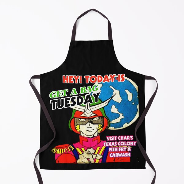 Artikelvorschau, Char Aznable Fish Fry Holen Sie sich eine Tasche Dienstag Ratchet Gundam Druck entworfen und verkauft von MadAnglerPress.