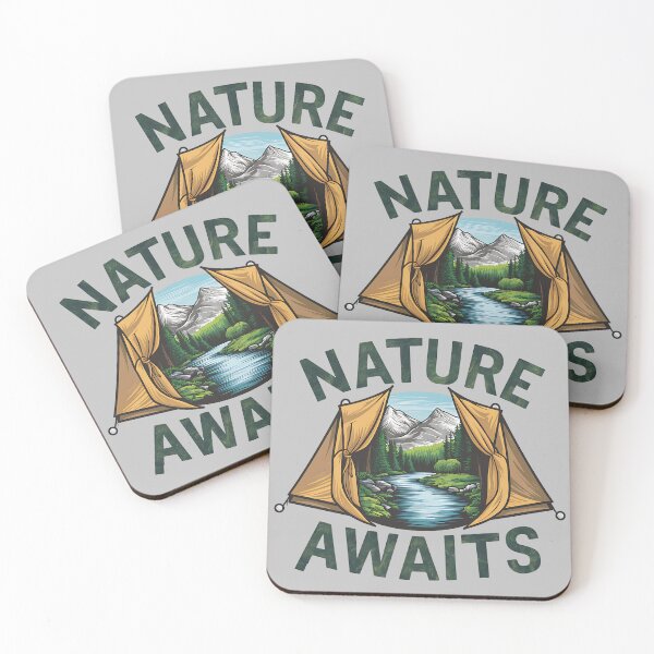 Item preview, Nature Awaits Hiking and Camping designed and sold by Little Designs.