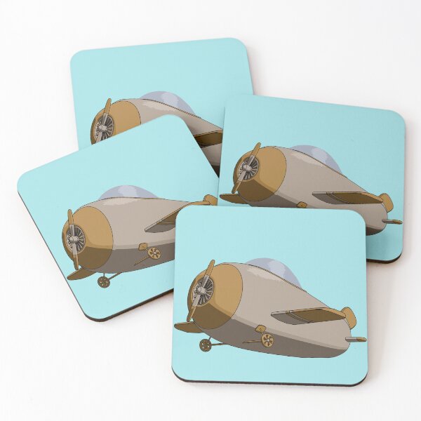 Item preview, cute anime airplane aviator flying in the sky designed and sold by Archicut27.