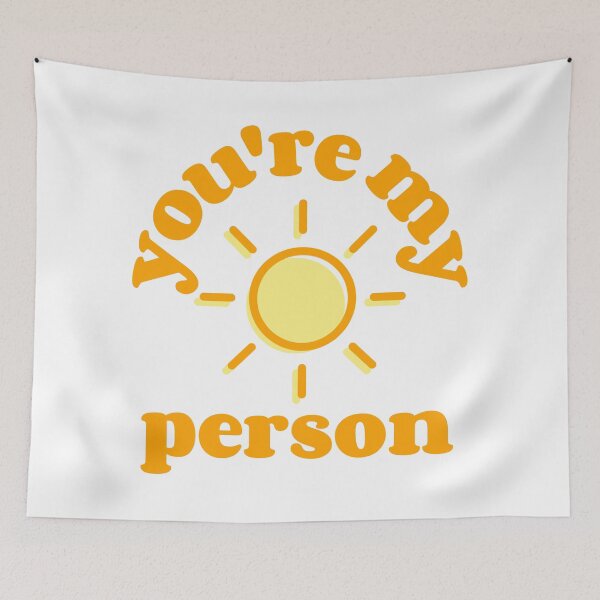 Item preview, You're My Person Quote with Sun designed and sold by ZenStitchMotifs.