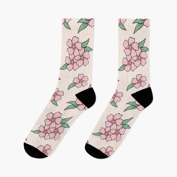 Item preview, Pink Spring Blossom Floral Pattern designed and sold by CreativeDraws42.