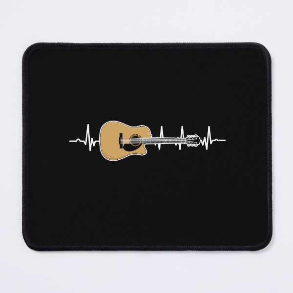 Item preview, Heartbeat Guitarist Guitar Gift Funny Guitar Player designed and sold by Captain Mood.