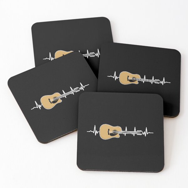 Item preview, Heartbeat Guitarist Guitar Gift Funny Guitar Player designed and sold by Captain Mood.