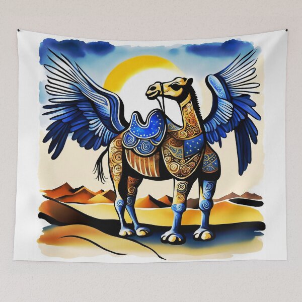 Item preview, Winged Magical Camel v3 designed and sold by Helios Be. Lavsh.