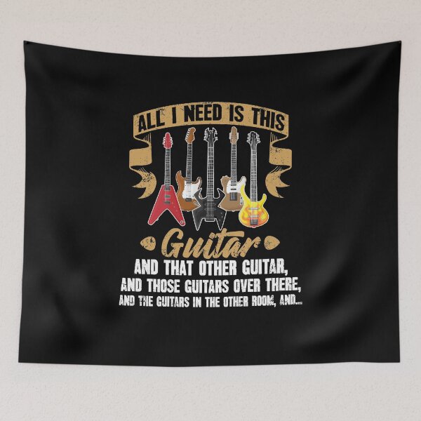 Item preview, All I Need Is This Guitar Gift Funny Guitarist Guitar Player designed and sold by Captain Mood.