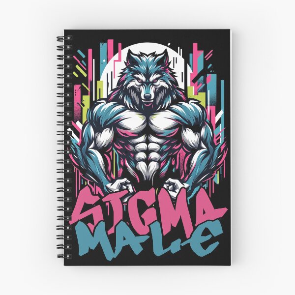 Item preview, Sigma Male Wolf Funny Sarcastic Quotes Witty Jokes designed and sold by Chmielayka.