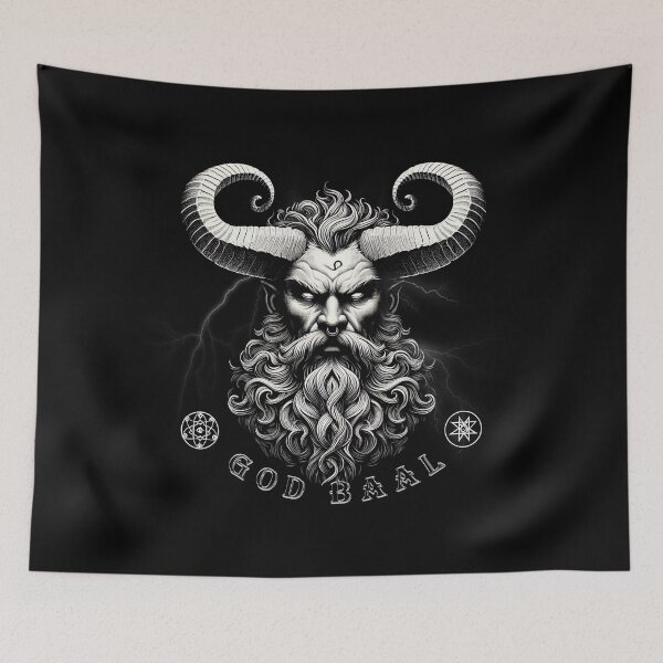 Item preview, GOD BAAL, lightning, thunderbolts, ancient deity, Baal, Ancient God, Storm God, God of Fertility, designed and sold by CrisMor-Art.