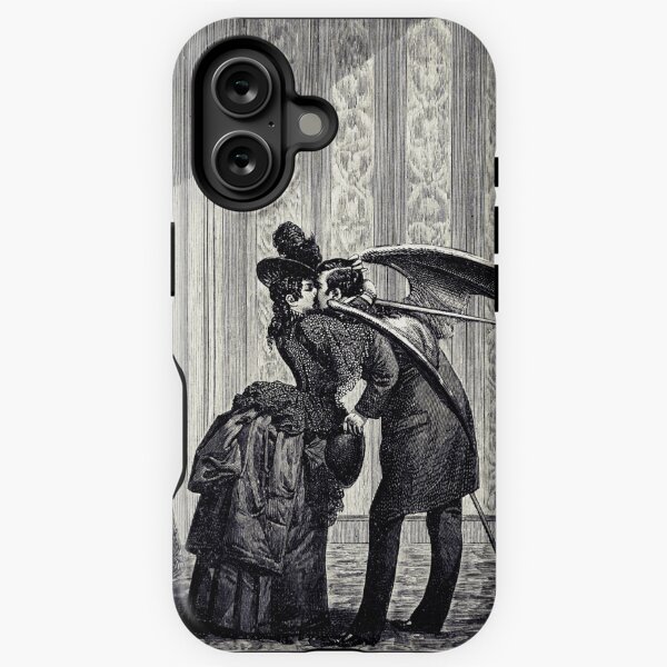 Vista previa del artículo con la obra «El beso del vampiro, ilustración romántica del tercer libro, La cour du dragon - Max Ernst, 1891-1976 », diseñado y vendido por Arwen-Art.