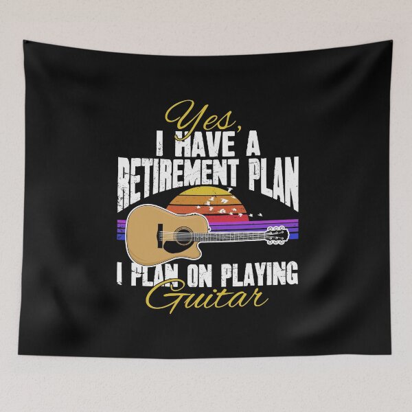 Item preview, I Plan On Playing Guitar Gift For Retired Guitar Player designed and sold by Captain Mood.